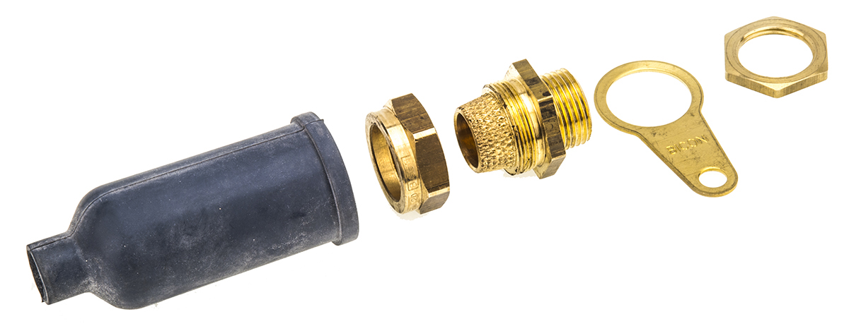 Prysmian LSF-BW Series Steel Cable Gland Kit, M20 Thread, 13.9mm max.