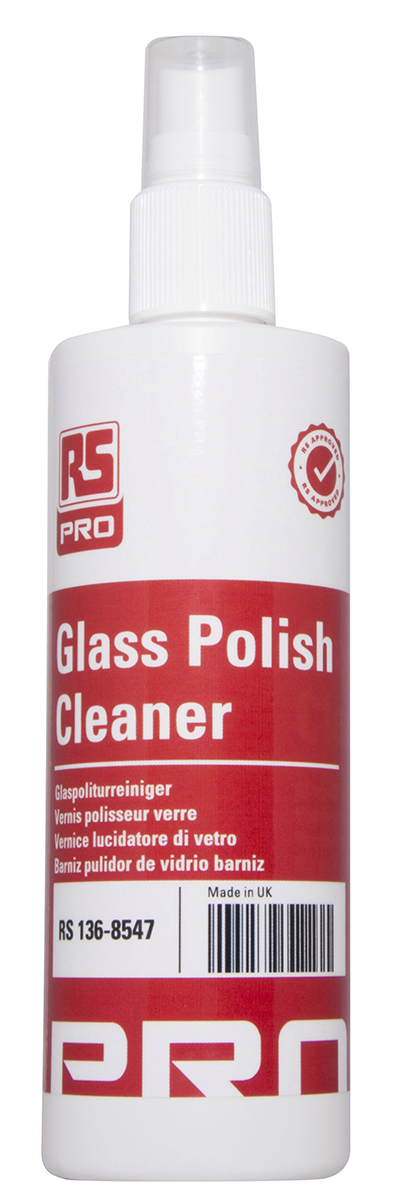 RS PRO Glass Cleaner 250 ml Spray