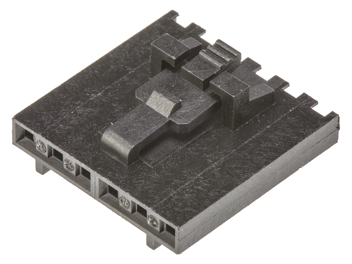 Molex, SL Female Connector Housing, 2.54mm Pitch, 6 Way, 1 Row