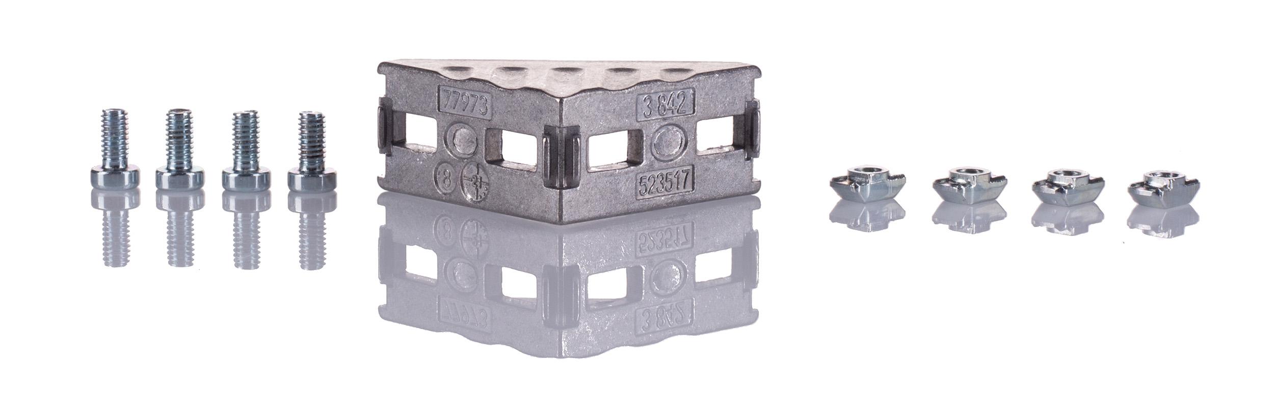 Bosch Rexroth M4 Mounting Bracket, Connecting Component, Strut Profile 20 mm, Groove Size 6mm