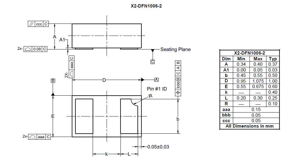 Diodes Inc D2V5H1BS2LP4-7B, Bi-Directional TVS Diode X2-DFN1006-2
