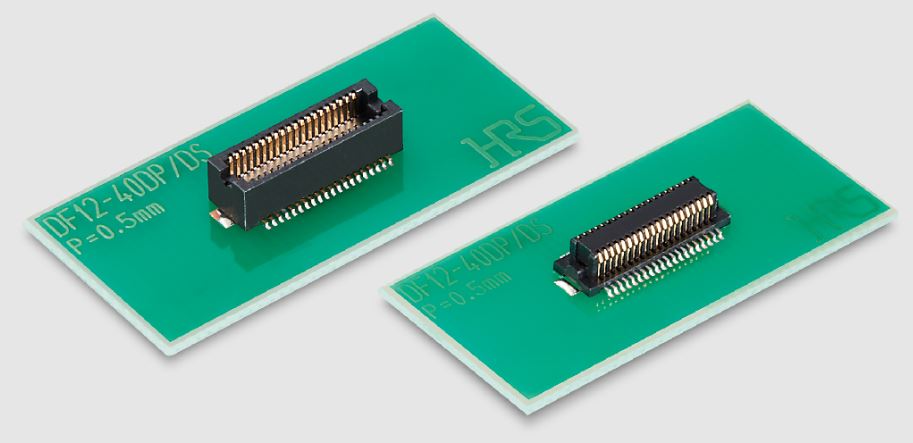 Hirose DF12 Series Straight Surface PCB Header, 20 Contact(s), 0.5 mm Pitch, 2 Row, Shrouded