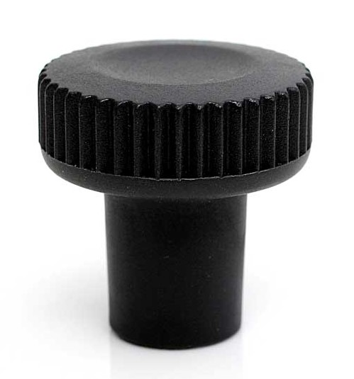 RS PRO Black Thermoplastic Thumbscrew Clamping Knob, M8, Threaded Mount
