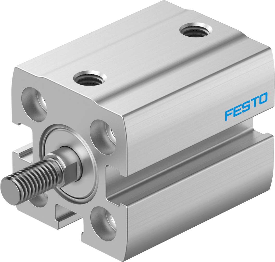 Festo Pneumatic Compact Cylinder - 8091421 12 mm Bore, 25 mm ADN-S-12-25-A-P-A Series, Double Acting Acting