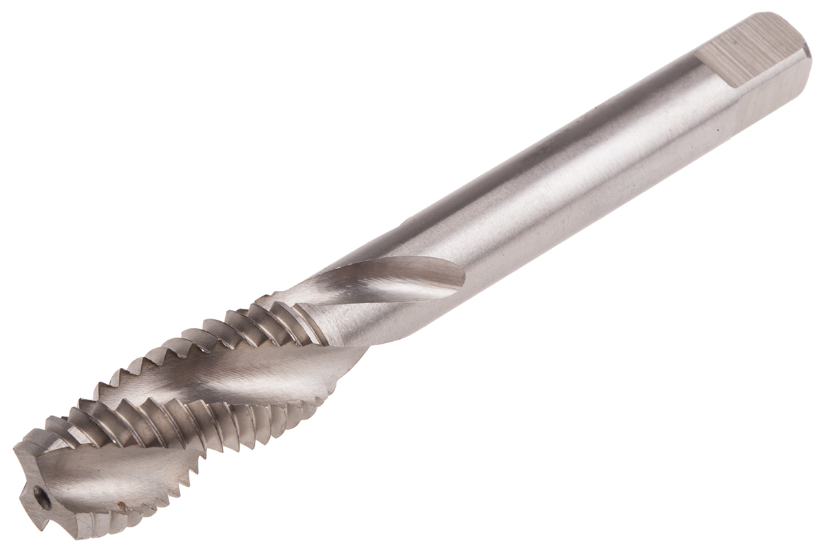 RS PRO Threading Tap HSS 1-Piece 1.75mm Pitch Metric Standard Manual or machine tap M12 Thread
