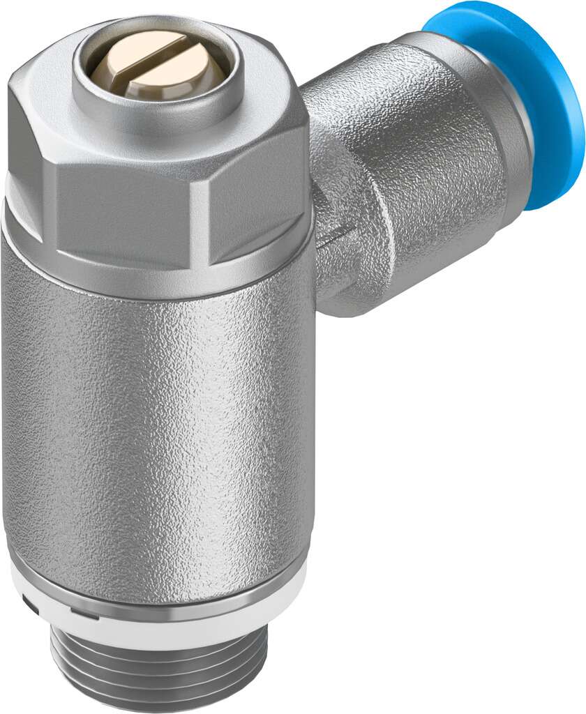 Festo GRLA Series Tube Exhaust Valve, 4mm Tube Inlet Port x G 1/8 Outlet Port, 193143