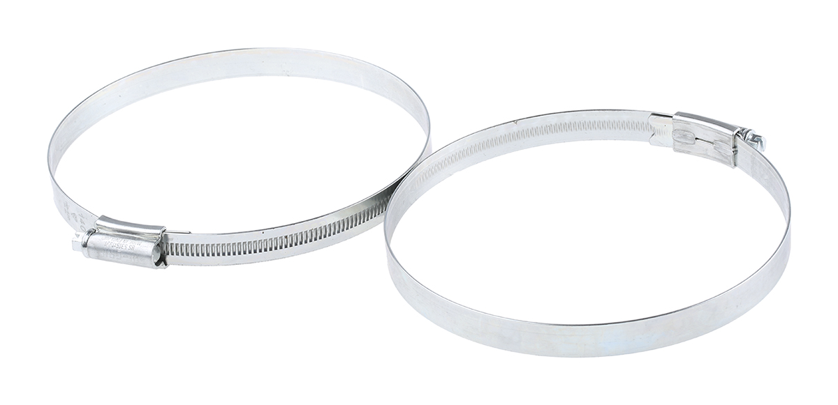 HI-GRIP Stainless Steel Slotted Hex Worm Drive, 13mm Band Width, 55 → 70mm ID