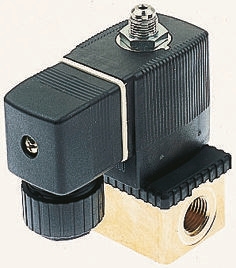 Burkert Solenoid Valve 125336, 3 Port, NC, 230 V ac 3.18 mm, 3.18 mm