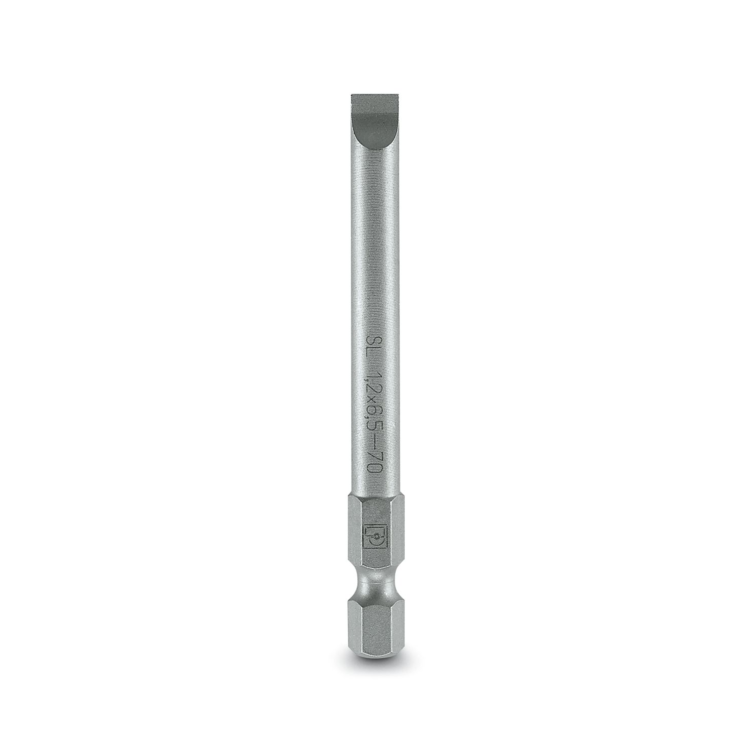 Phoenix Contact Hexagon Driver Bit, 1.2 x 6.5 x 70 mm Tip, 1/4 in Drive, Phillips Drive, 70 mm Overall