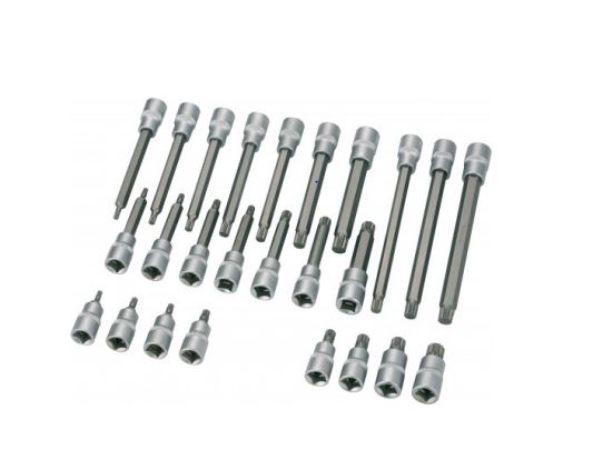 SAM 1/2 in Drive Bit Socket, XZN Spline Bit, M12, 100 mm Overall Length