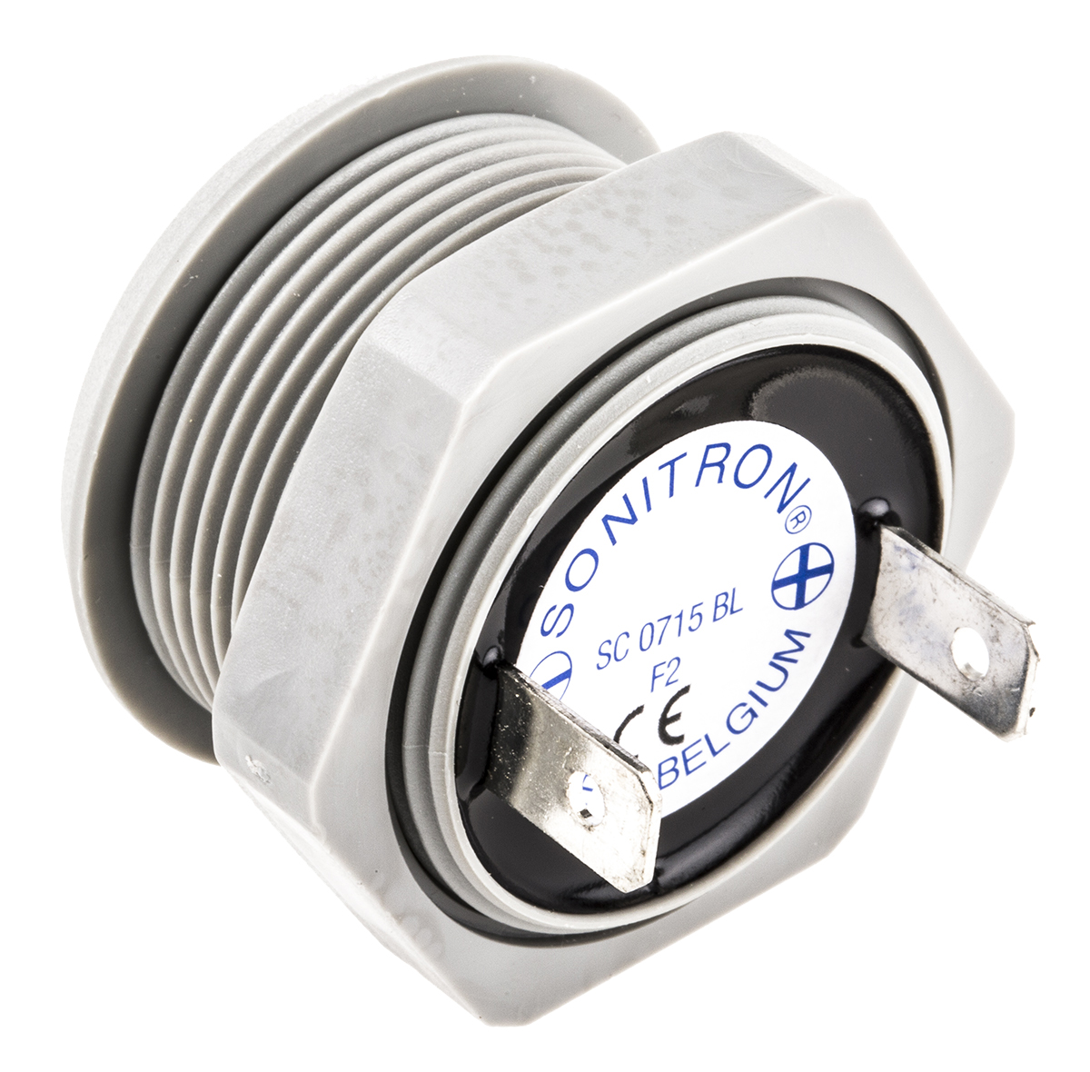 Sonitron 98dB Through Hole Continuous Internal Buzzer, 36.5 (Dia.) x 26mm, 0.7V dc Min, 15V dc Max