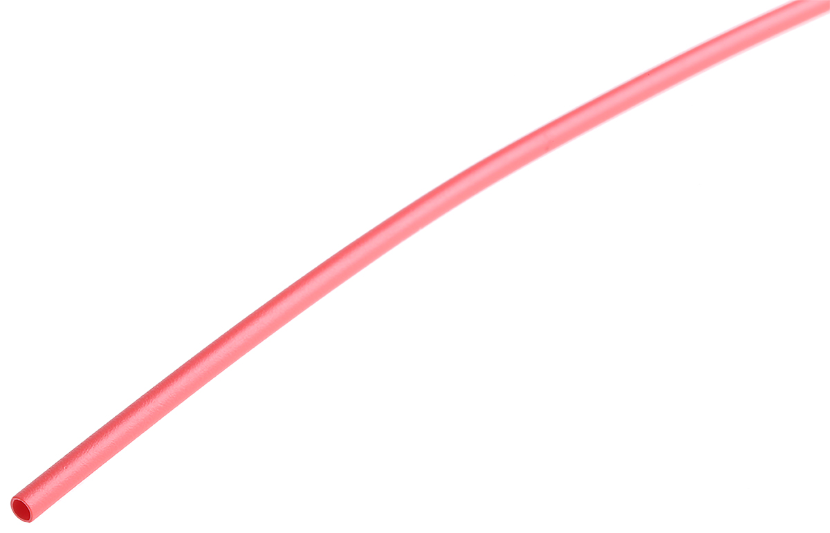 HellermannTyton Heat Shrink Tubing, Red 1.5mm Sleeve Dia. x 200mm Length 3:1 Ratio, HIS-3 BAG Series