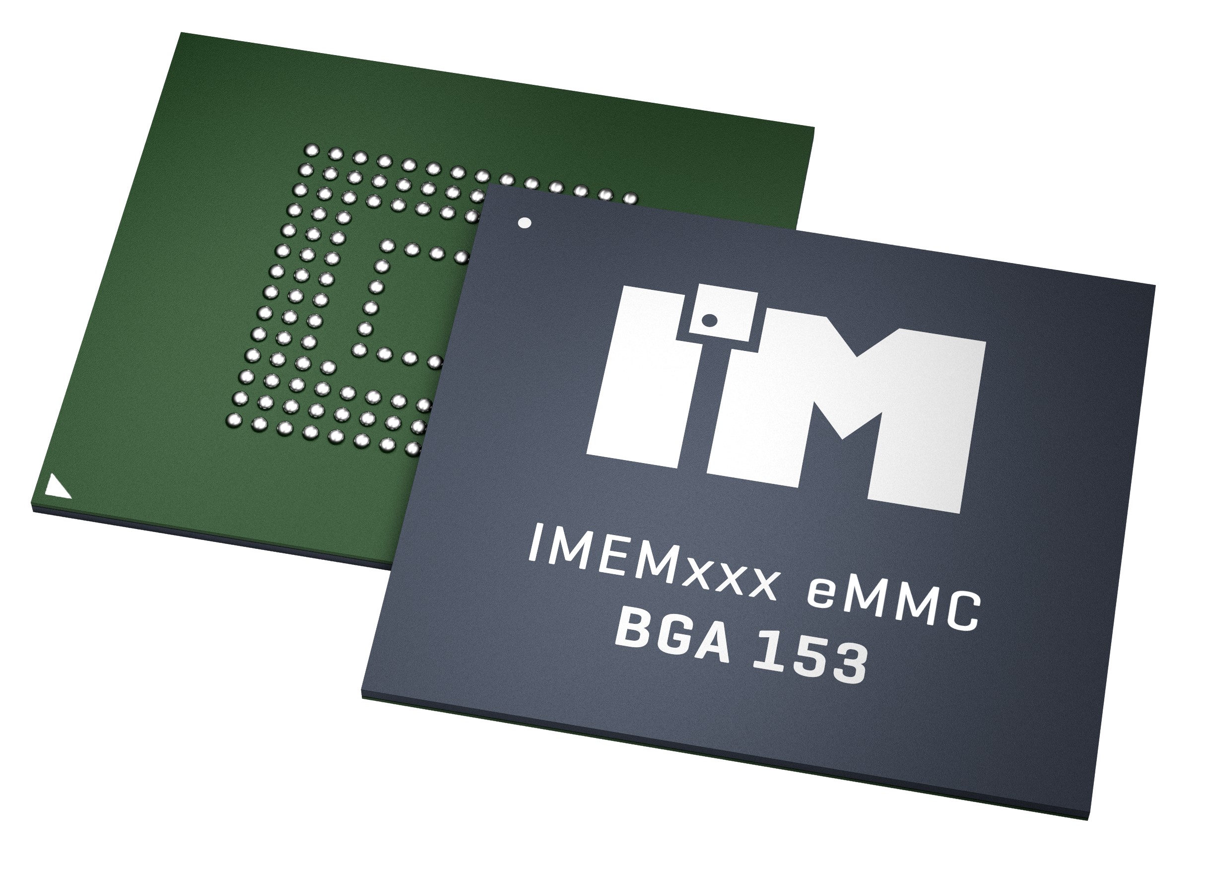 Intelligent Memory NAND 64GByte eMMC Flash Memory 153-Pin FBGA, IMC1B1A8C2A2A1E3A8A0000