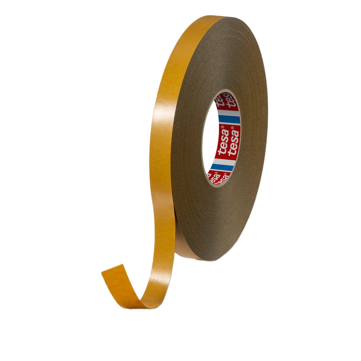 Tesa 04976-00083-00 Black Double Sided Tape, 0.54mm Thick, 12 N/cm, Polyurethane Backing, 19mm x 50m