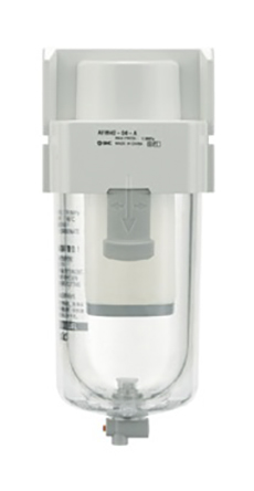 SMC 450 L/min G 1/4 Mist Separator, 0.3μm filtration, 0.05MPa to 1 MPa