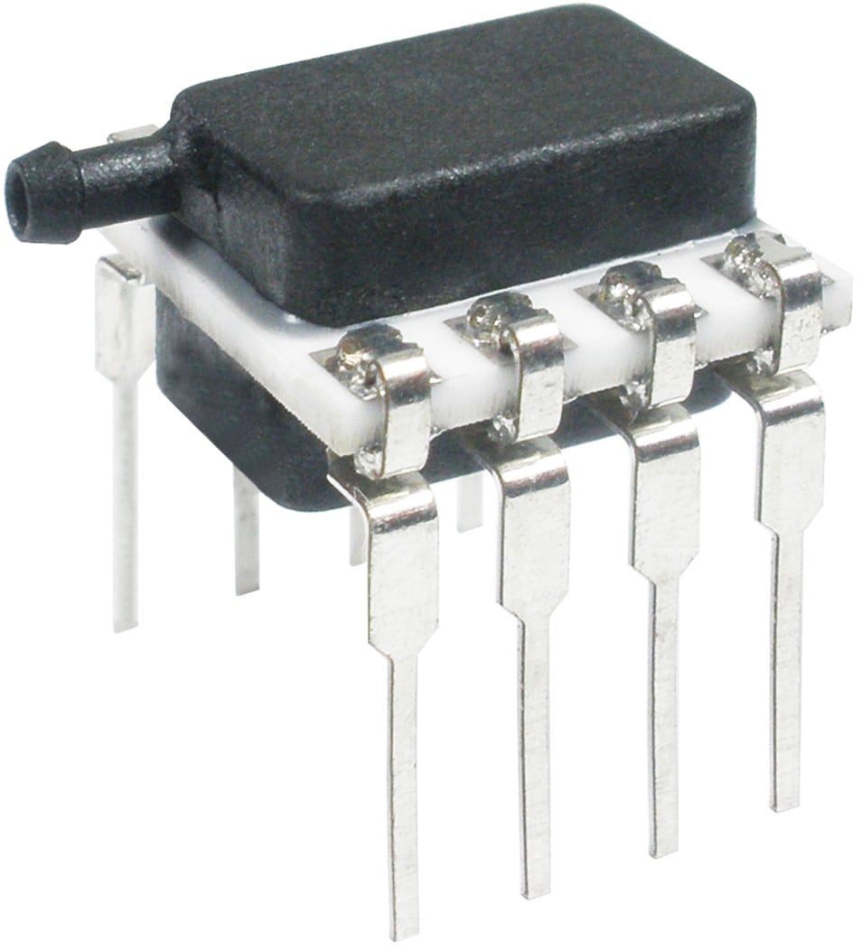Honeywell Absolute Pressure Sensor, 160kPa Operating Max, PCB Mount, 8-Pin, 400kPa Overload Max, DIP