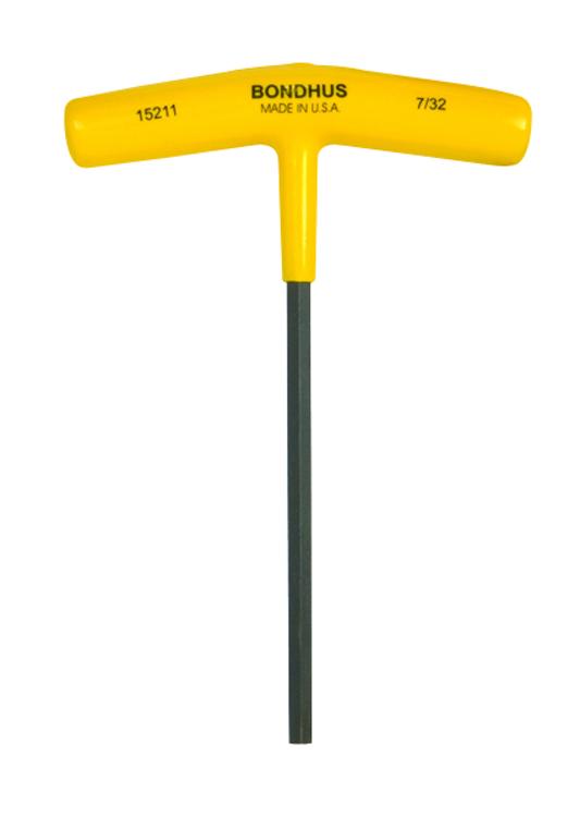 Bondhus T Shape Imperial Hex Key, 7/32in