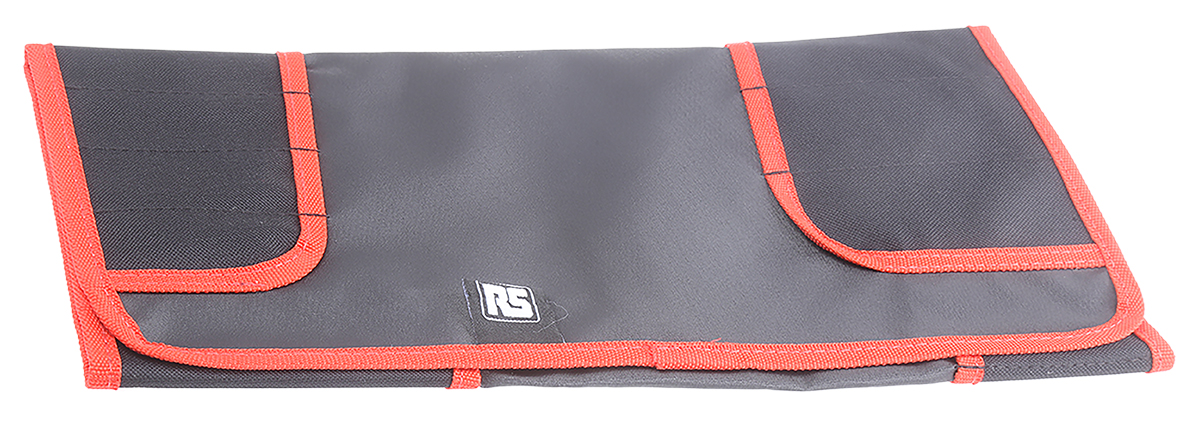 RS PRO Black Polyester Tool Roll, 580mm x 380mm