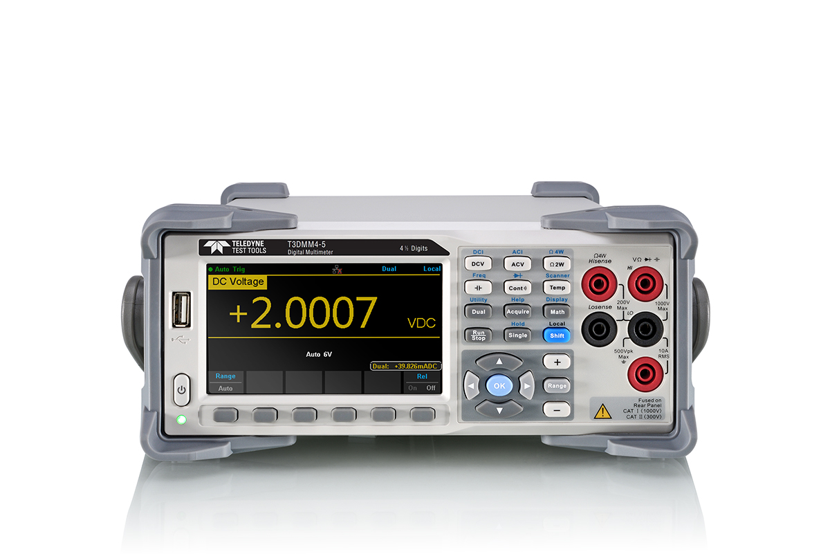 Teledyne LeCroy T3DMM Bench Digital Multimeter, True RMS, 10A ac Max, 10A dc Max, 750V ac Max
