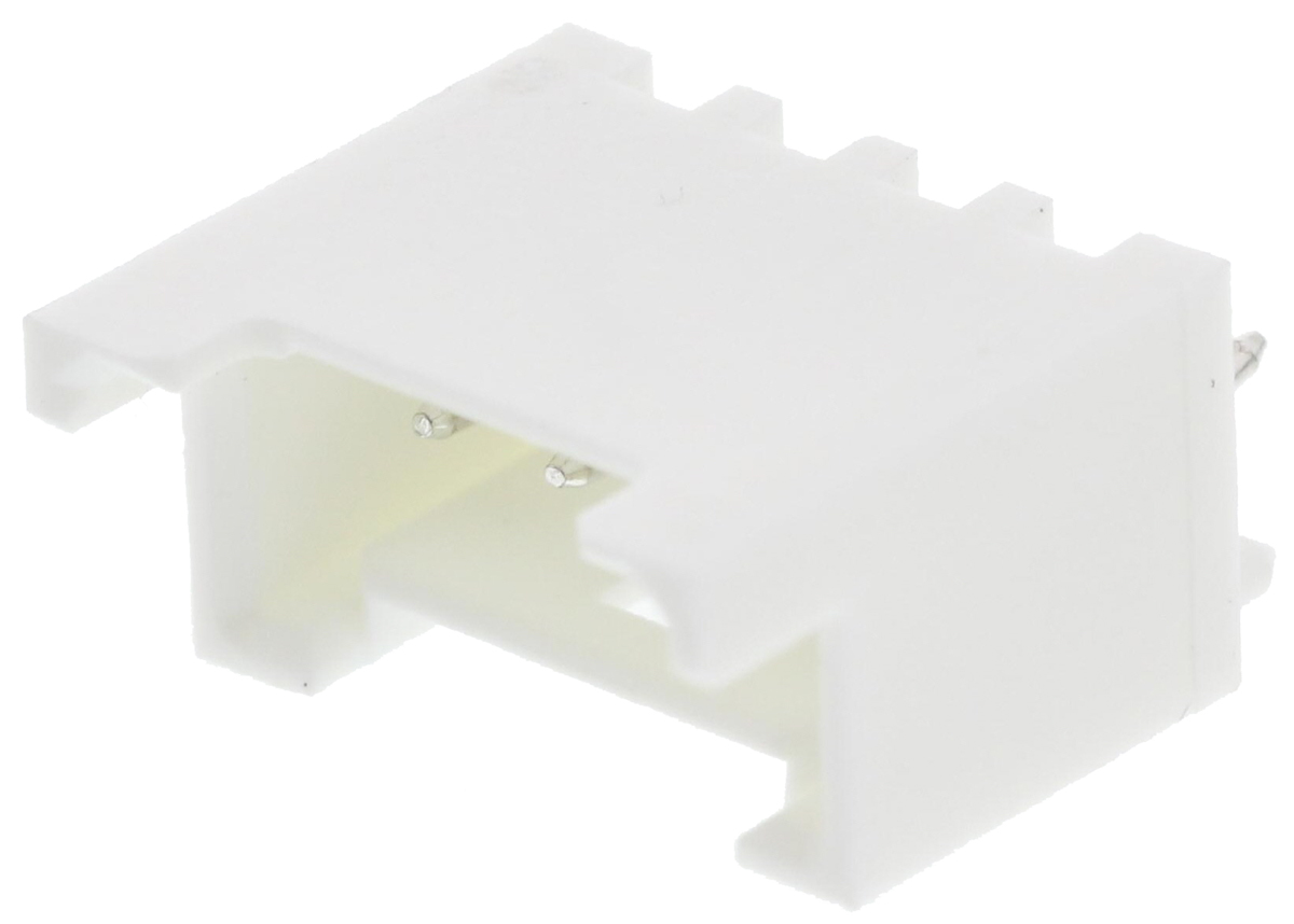 Molex Mini-Lock Series Straight Through Hole PCB Header, 4 Contact(s), 2.5 mm Pitch, 1 Row, Shrouded