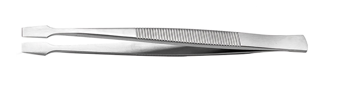 RS PRO 105 mm, Stainless Steel, Tweezers