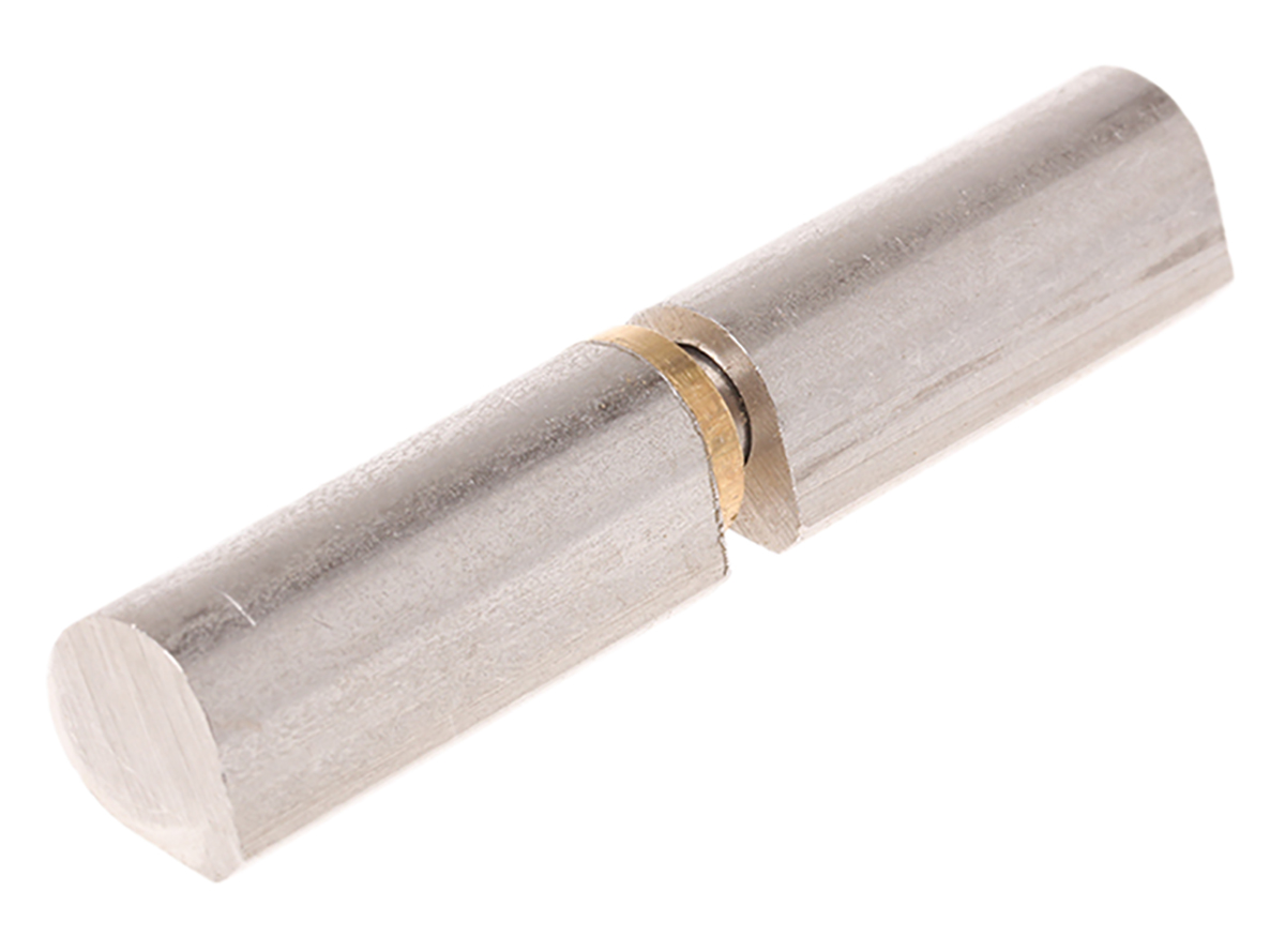 Pinet Stainless Steel Bullet Hinge, Weld-on Fixing, 60mm x 12mm