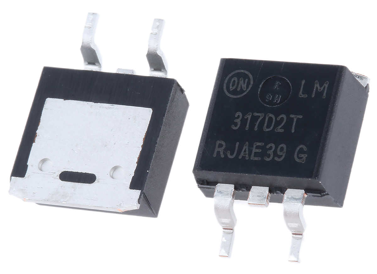 onsemi LM317D2TR4G, Voltage Regulator 40V 3-Pin