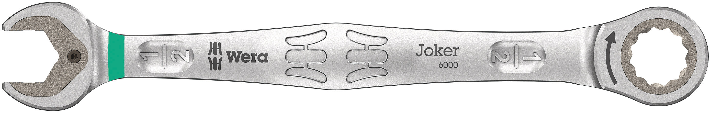 Wera Joker Series Combination Ratchet Spanner, 1/2in, Imperial, Double Ended, 177 mm Overall