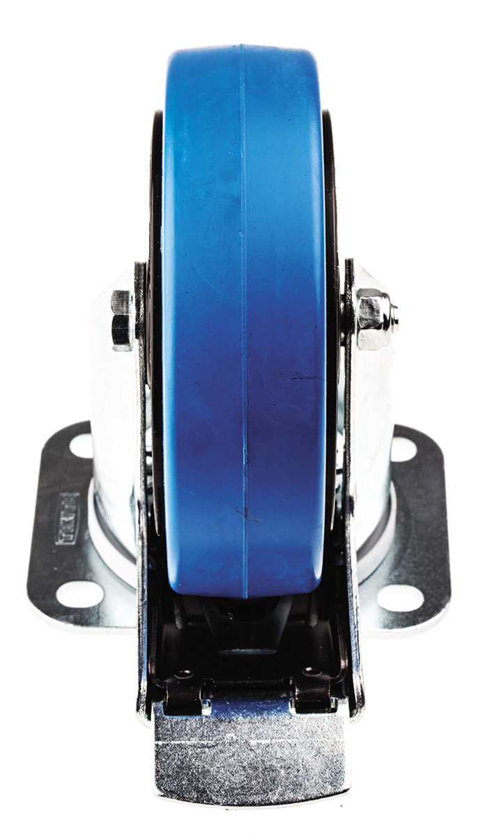 Tente Braked Swivel Castor Wheel, 250kg Capacity, 125mm Wheel