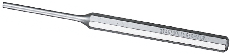 STAHLWILLE 1-Piece Punch, Parallel Pin Punch, 4.0 mm Shank, 150 mm Overall