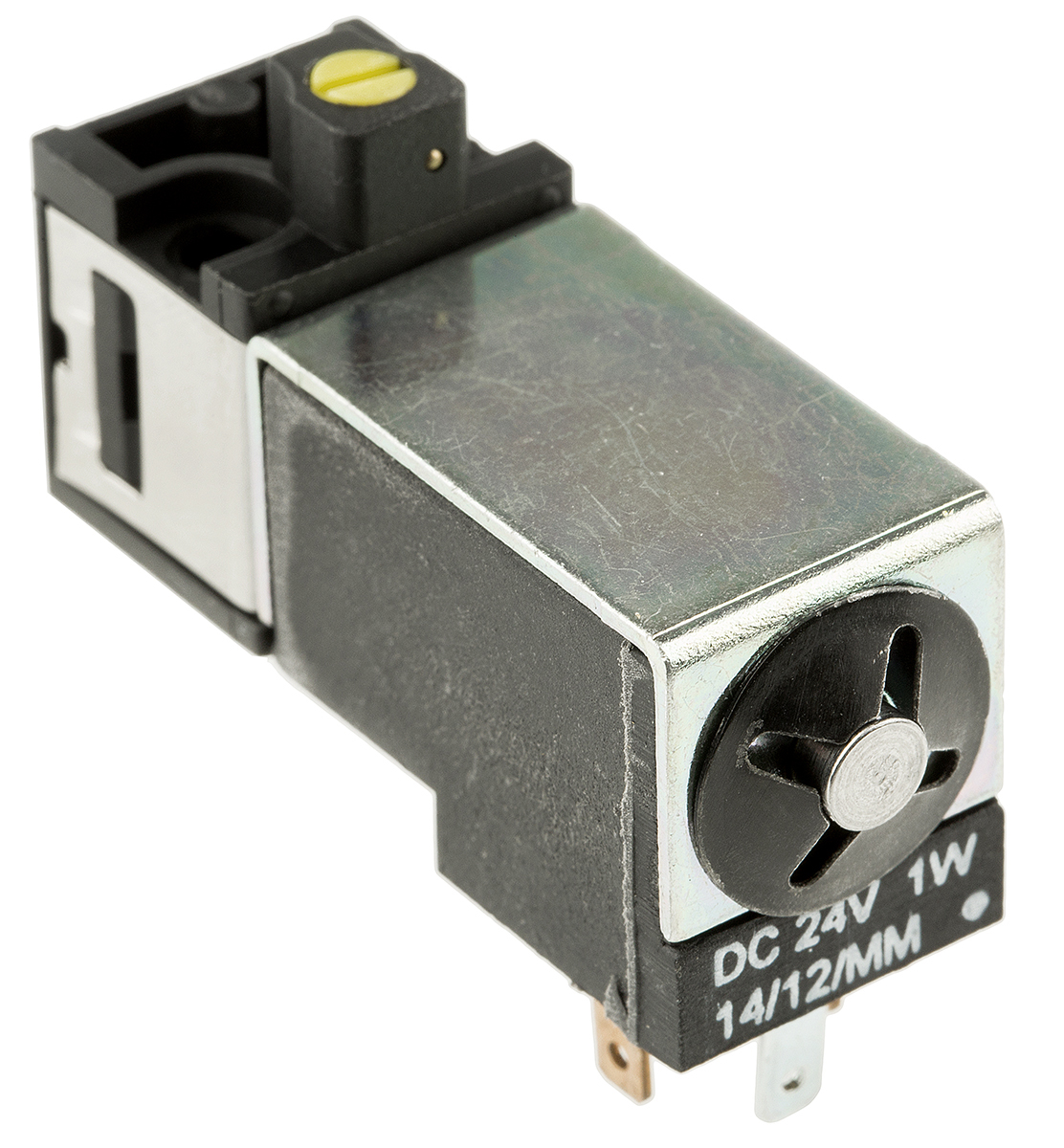 Crouzet 3/2 Pneumatic Solenoid Valve - Solenoid/Spring 81 Series 24V dc