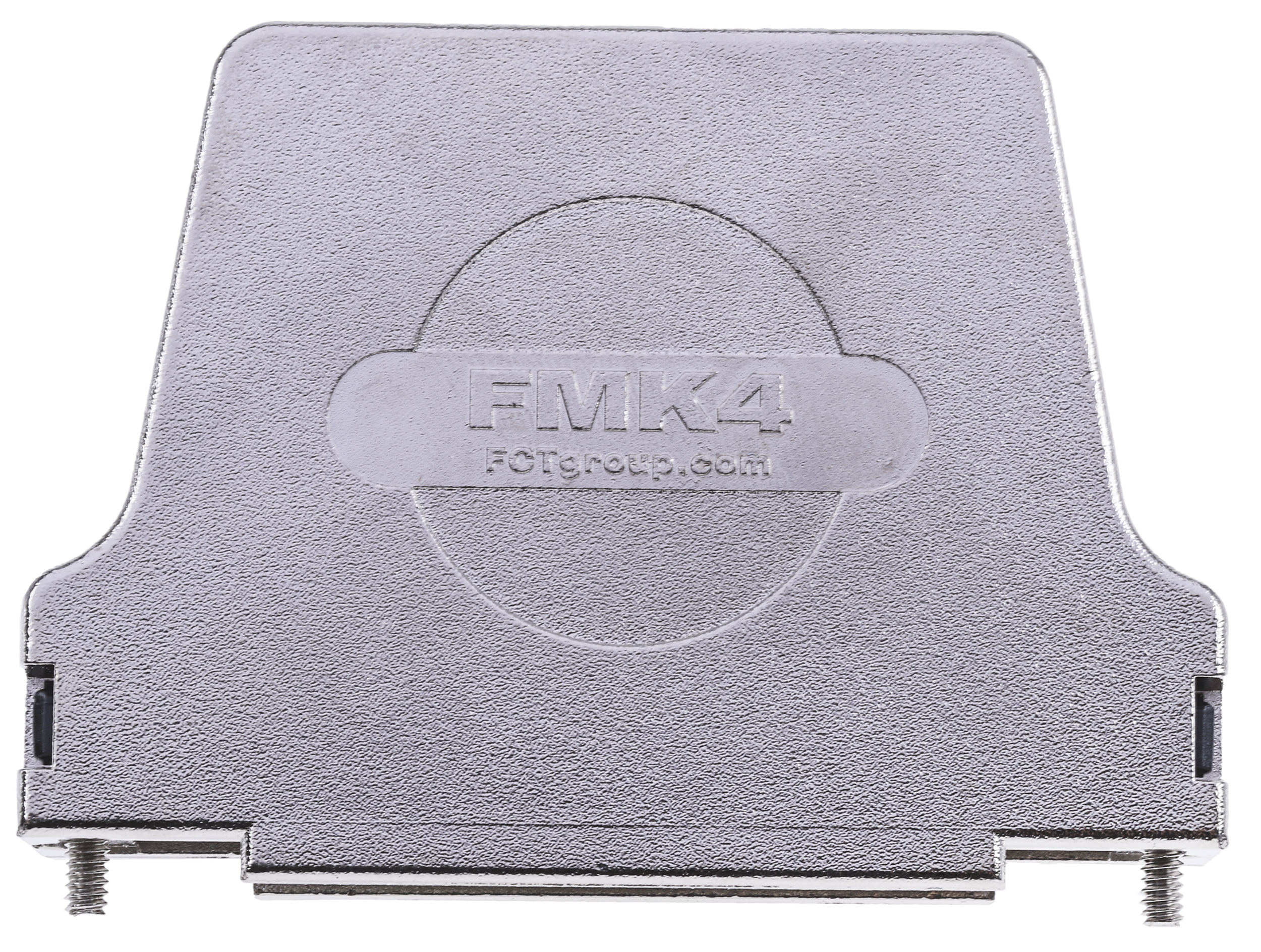 FCT from Molex FMK Series Die Cast Zinc Angled D Sub Backshell, 37 Way, Strain Relief
