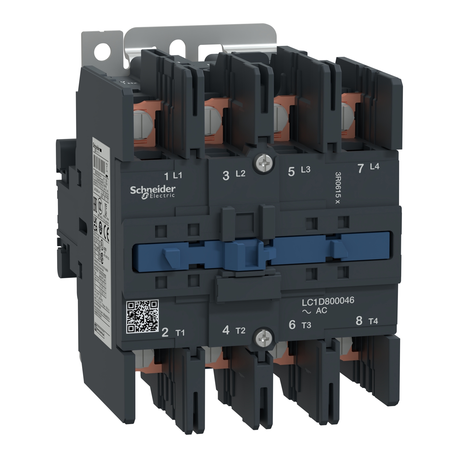 Schneider Electric TeSys D Contactor, 230 V ac Coil, 4-Pole, 125 A, 4NO