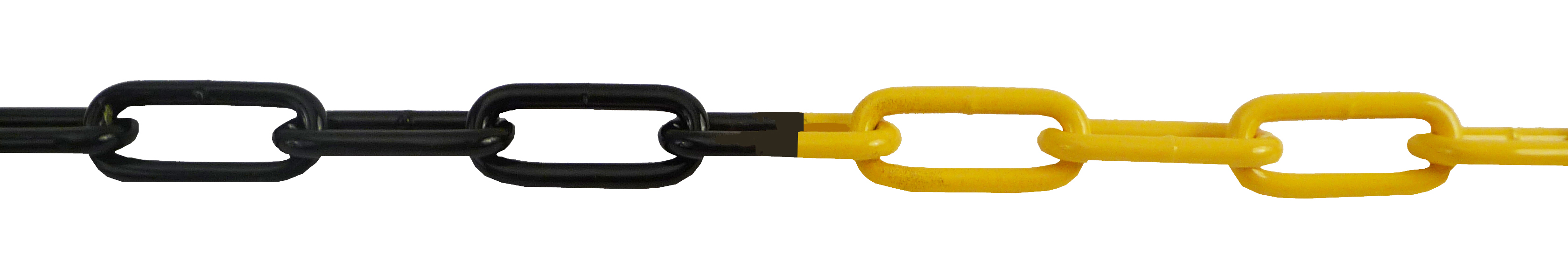 RS PRO Black & Yellow Steel Chain Barrier