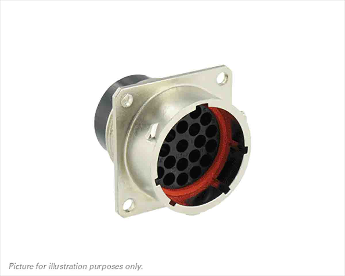 Souriau Sunbank by Eaton Circular Connector, 23 Contacts, Flange, Standard Connector, Plug, Male, IP68, IP69K, UT0