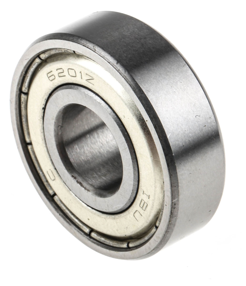 RS PRO 6201-2Z 1 Row Ball Bearing - 12 mm ID, 32 mm OD