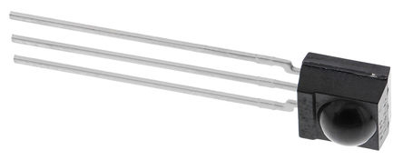 Vishay TSOP4838, 38kHz IR Receiver ±45 °, 45m Range, 2.5 V - 5.5V, Through Hole, 6 x 3.9 x 30.5mm