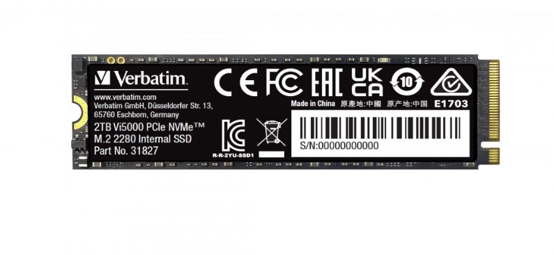 Verbatim Vi5000 2TB M.2 Internal Hard Drive