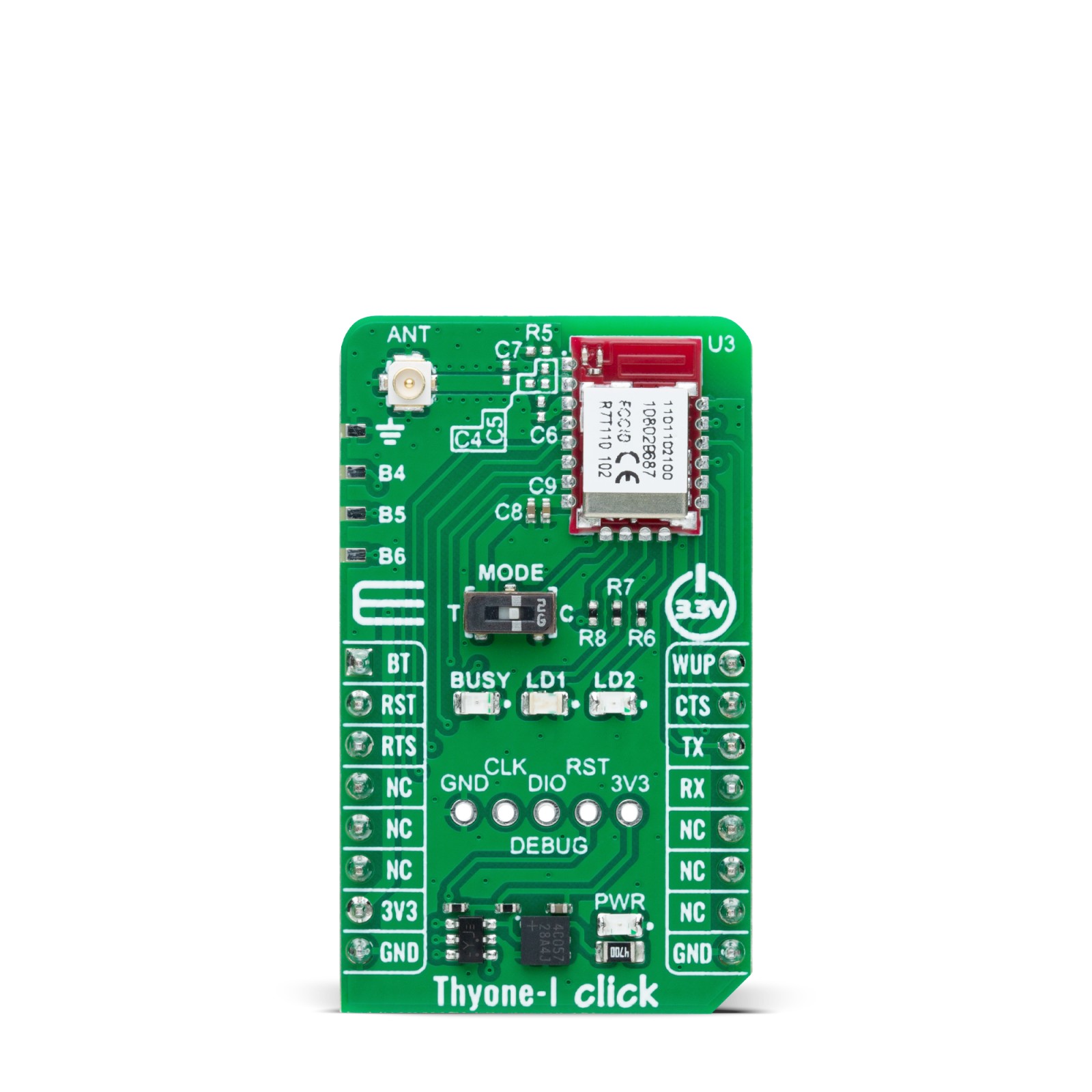 MikroElektronika Thyone-I Click Wireless Communication Board for Industrial Use 2.4GHz MIKROE-6085