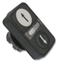 Schneider Electric Harmony XB5 Series Black, White Momentary Push Button Head, 22mm Cutout, IP66, IP67, IP69K