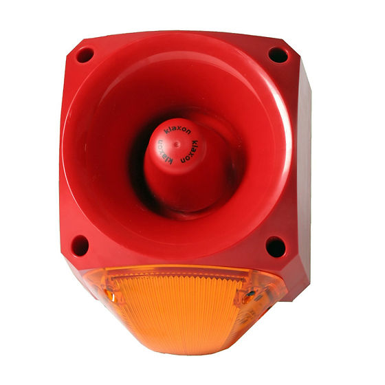 Klaxon PNC Series Amber Continuous lighting Beacon, 10 → 60 V, Fixed, LED Bulb, IP66