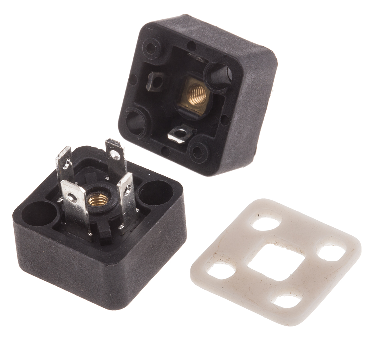 RS PRO 3P+E DIN 43650, Male Solenoid Valve Connector, 250 V ac Voltage