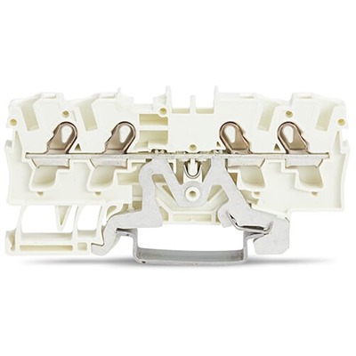 WAGO 2004-1408 TOPJOB S Series White, 4mm², 1-Level, Push In Termination, CSA