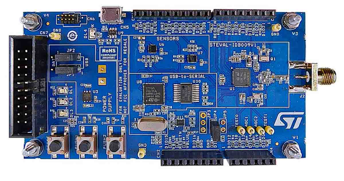 STMicroelectronics Evaluation Platform IDB009V1 Evaluation Board STEVAL-IDB009V1