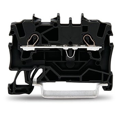 WAGO 2001-1205 TOPJOB S Series Black, 1.5mm², 1-Level, Push-In Cage Clamp Termination, ATEX, EAC Ex, IECEx
