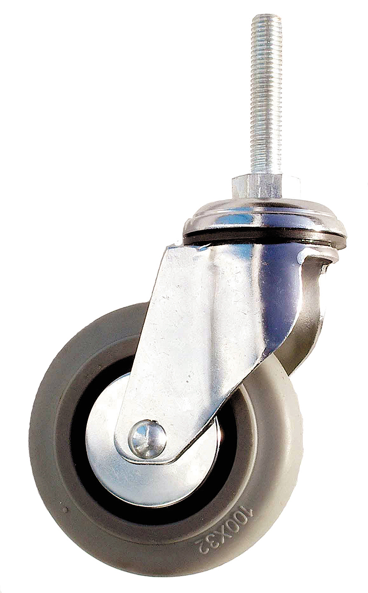 Guitel Hervieu Swivel Castor Wheel, 80kg Capacity, 100mm Wheel