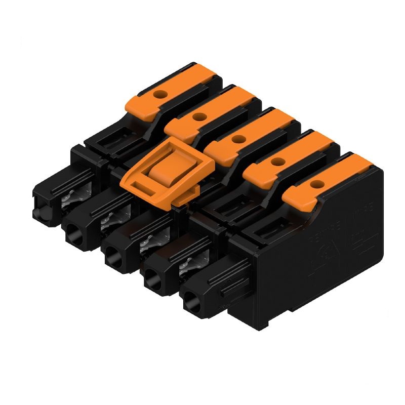 Weidmüller, 7.5mm Pitch, OMNIMATE 4.0, 5 Way, , Pluggable Terminal Block, Hybrid Header, PCB Mount, Snap In