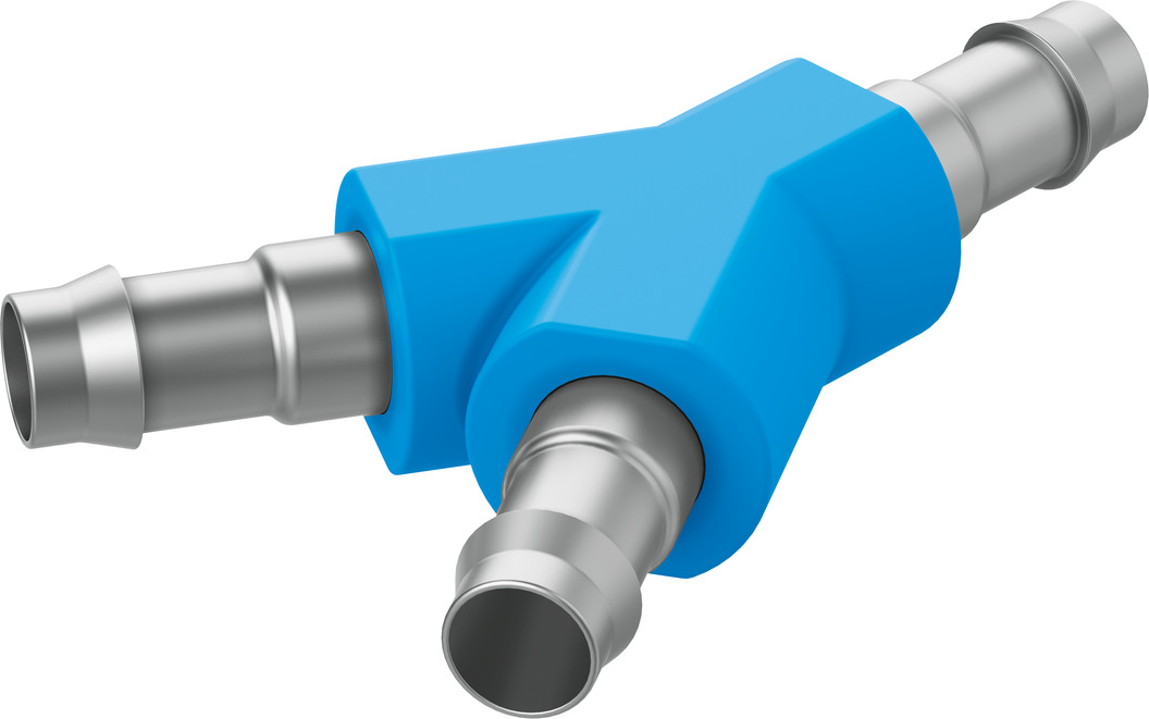 Festo CN Series Y Fitting, Push In 8 mm to Push In 8 mm, Tube-to-Tube Connection Style, 150013