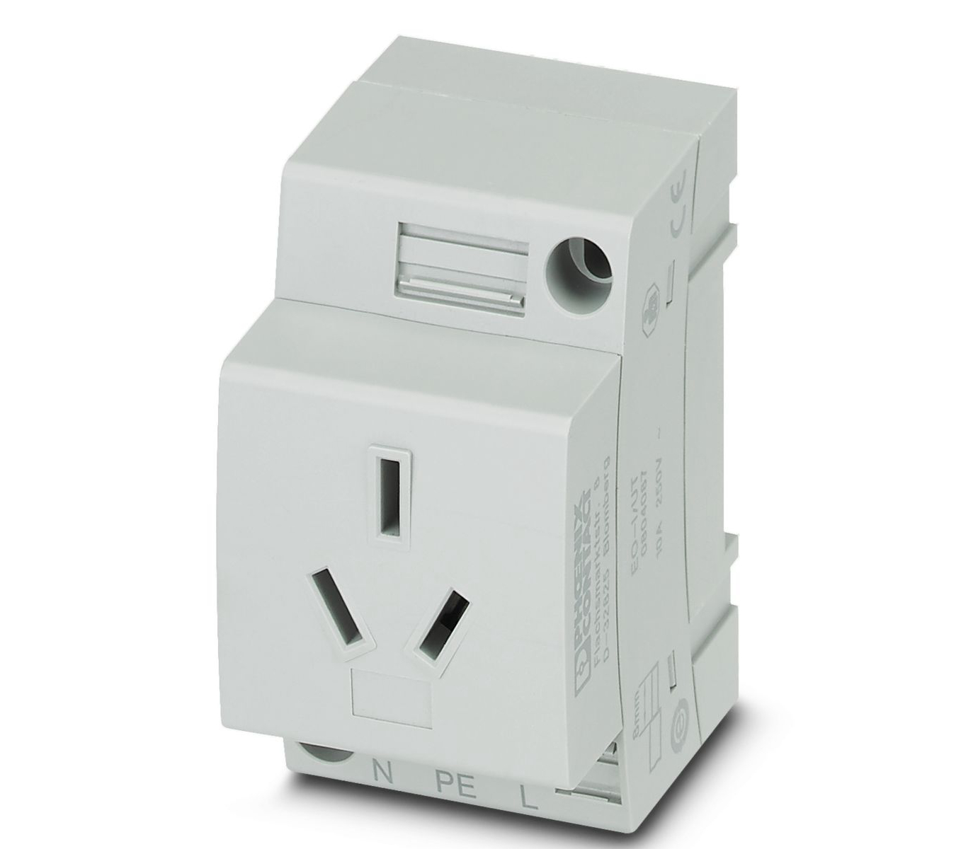 Phoenix Contact Mains Sockets, 10A, DIN Rail Mount, 250 V