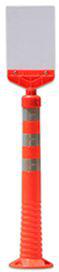 RS PRO Orange Polyurethane Flexible Bollard